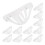 50 Pcs Hat Inner Supports For Baseball Cap Insert Peaked Cap Support 2