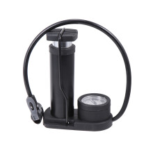2Pcs Mini Portable High Pressure Floor Pump For Bike With Barometer
