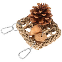 2Pcs Parrot Netting Toy Hanging Climbing Net For Pet Parrot Activity