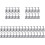 50 Pcs Double Hook Drying Racks Plastic Shoe Hangers 4