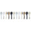 12 Pcs Ceramic Japanese Soup Spoons For Home Restaurant Assorted Color 2