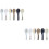 12 Pcs Ceramic Japanese Soup Spoons For Home Restaurant Assorted Color 6