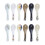 12 Pcs Ceramic Japanese Soup Spoons For Home Restaurant Assorted Color 5