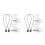 6000 Pcs Hang Tag String Snap Lock Pin Loop Fastener For Clothing Shoes 10