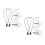 6000 Pcs Hang Tag String Snap Lock Pin Loop Fastener For Clothing Shoes 4