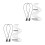 6000 Pcs Hang Tag String Snap Lock Pin Loop Fastener For Clothing Shoes 6