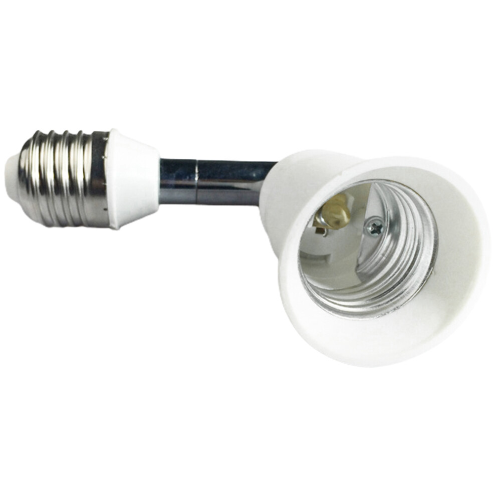 2Pcs E27 Bulb Socket Extender Adjustable Recessed Light Converter 032265248682
