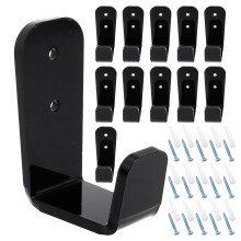 18 Pairs Wall Mounted Hockey Stick Rack And Golf Club Display Holder