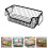2Pcs Metal Wire Storage Basket With Handles For Bathroom And Snacks 11