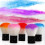 1 Pack 2 Pcs Portable Manicure Cleaning Brush Mushroom 10