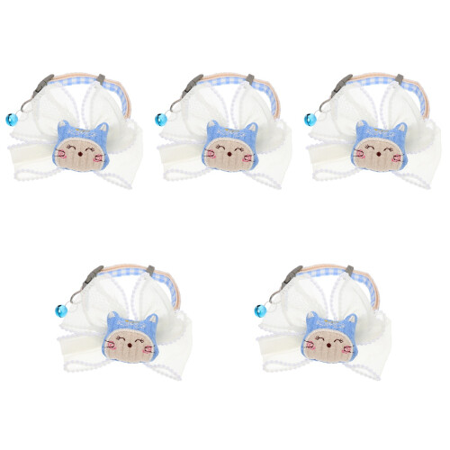 5Pcs Decorative Kitten Collar Wear-Resistant Cat Bow Tie Accessory 2