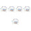 5Pcs Decorative Kitten Collar Wear-Resistant Cat Bow Tie Accessory 4