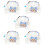 5Pcs Decorative Kitten Collar Wear-Resistant Cat Bow Tie Accessory 8