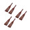 6 Pcs Wood Spatula With 24-Hole Filter For Non-Stick Cookware 5