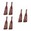 6 Pcs Wood Spatula With 24-Hole Filter For Non-Stick Cookware 9