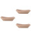150 Pcs Take Out Containers Kraft Paper Lunch Salad Box 6