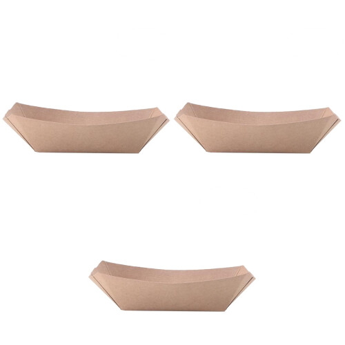 150 Pcs Take Out Containers Kraft Paper Lunch Salad Box 2