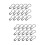 2000 Pcs Cucurbit Shape Safety Clothes For Fashion (Black) 7
