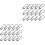 2000 Pcs Cucurbit Shape Safety Clothes For Fashion (Black) 3