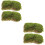 4 Pcs Artificial Turf Fake Lawn Decor Diy Grass Supply 8