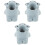 3Pcs Cartoon Nail Brush Holder Makeup Brush Storage Organizer 5