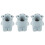 3Pcs Cartoon Nail Brush Holder Makeup Brush Storage Organizer 6