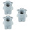 3Pcs Cartoon Nail Brush Holder Makeup Brush Storage Organizer 9