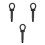 3Pcs Towing Eye Hook For Universal Front Bumper Heavy Duty Trailer Use 8