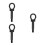 3Pcs Towing Eye Hook For Universal Front Bumper Heavy Duty Trailer Use 4