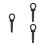 3Pcs Towing Eye Hook For Universal Front Bumper Heavy Duty Trailer Use 9