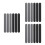 18 Pcs Silicone Wrapping Paper Organizer Bands With Metal Strips 4