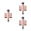 3Pcs Ended Makeup Brush Retractable Concealer Foundation Tool 11