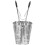 2Pcs Square Stainless Steel Mesh Pasta Strainer With Handle 2