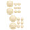 16 Pcs Diy Straw Hat Crafts Unfinished Blank For Graffiti Decor 9