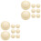 16 Pcs Diy Straw Hat Crafts Unfinished Blank For Graffiti Decor 5