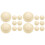 16 Pcs Diy Straw Hat Crafts Unfinished Blank For Graffiti Decor 4