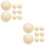 16 Pcs Diy Straw Hat Crafts Unfinished Blank For Graffiti Decor 8