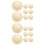16 Pcs Diy Straw Hat Crafts Unfinished Blank For Graffiti Decor 7