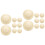 16 Pcs Diy Straw Hat Crafts Unfinished Blank For Graffiti Decor 6
