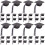 40 Pcs Mini Graduation Cap Goblet Cover For Doctoral Hats Wine Cup 7