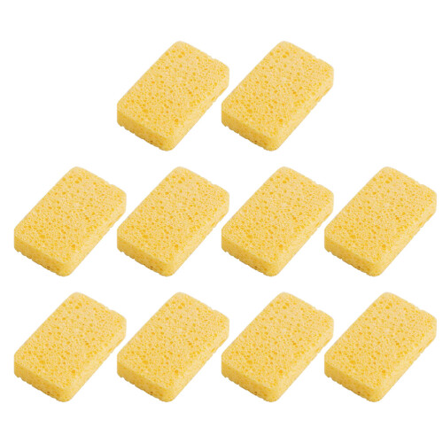 40 Pcs Kitchen Sponges Wood Pulp Tableware Cleaning Supplies