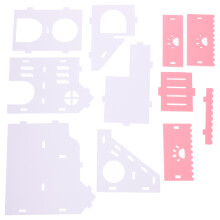 4Pcs Hamster Hideout Guinea Pig House Chinchilla Hut Villa Supplies