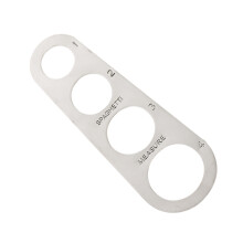 5Pcs Stainless Steel Spaghetti Measuring Tool With 4 Holes