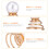 12 spiral-haarnadeln mit , wirbel-haarwickler, gold 7
