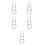 5Pcs Stainless Steel Spaghetti Measuring Tool With 4 Holes 4