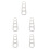 5Pcs Stainless Steel Spaghetti Measuring Tool With 4 Holes 5