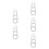 5Pcs Stainless Steel Spaghetti Measuring Tool With 4 Holes 6