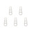 5Pcs Stainless Steel Spaghetti Measuring Tool With 4 Holes 9