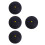 4Pcs Universal Elastic Training Ball Compact Reaction Sphere Yellow Dot 5