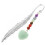 Bookmark With Crystal Pendant Plume Shape Reading Decor 5